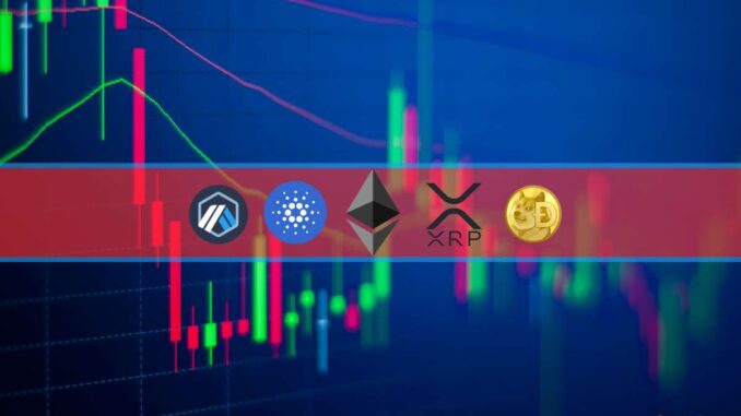 Crypto Price Analysis Apr-14: ETH, XRP, ADA, DOGE, ARB Crypto Price Analysis Apr-14: ETH, XRP, ADA, DOGE, ARB