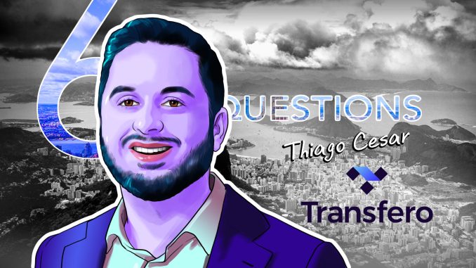 ???? 6 Questions for Thiago Cesar of Transfero ???? 6 Questions for Thiago Cesar of Transfero