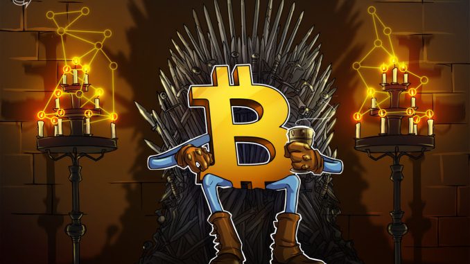 Bitcoin reaches 50% market dominance for first time in 2 Bitcoin reaches 50% market dominance for first time in 2 years