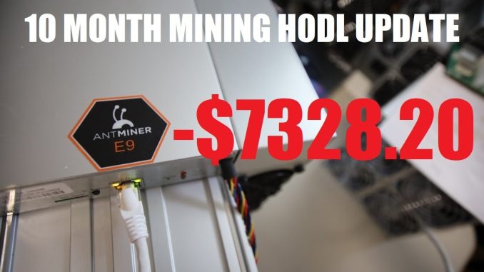 People paid $10000 for THIS Miner back then... ROI YET?