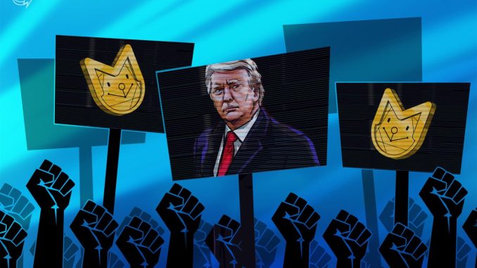 Interest groups, lawmakers to protest Trump's memecoin dinner Interest groups, lawmakers to protest Trump's memecoin dinner