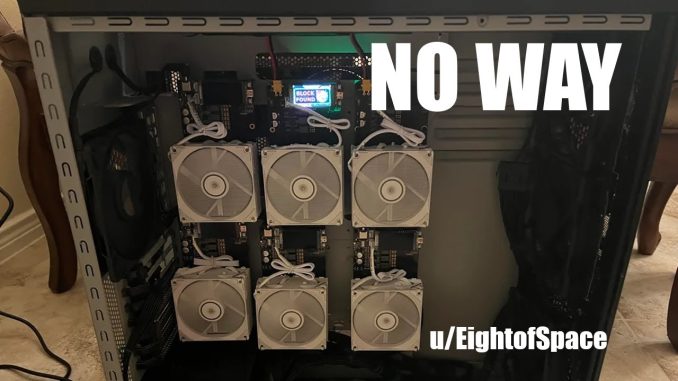 Who found the Bitcoin Solo Block? WITH ONLY 130 Th/s... which Miner?