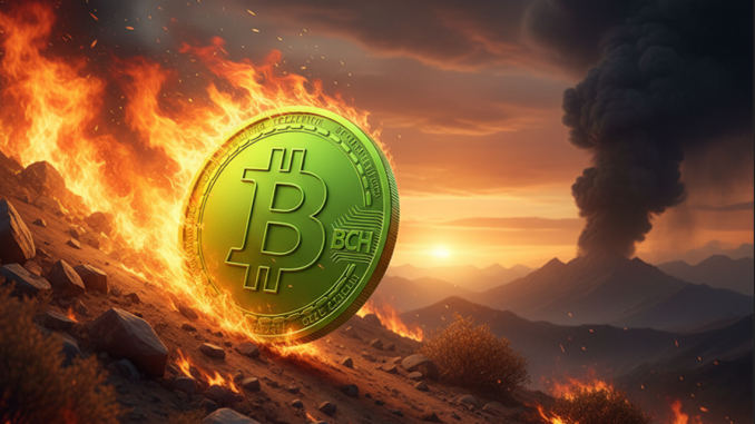 Bitcoin Cash price under bear preassure