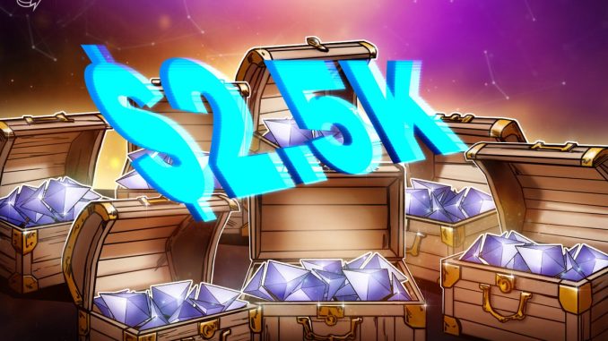 Ethereum Treasury Companies Slip Underwater As ETH Price Trades Below $3K