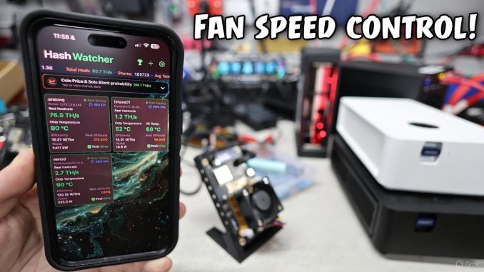 CONTROL all your Solo Bitcoin Miners this WAY! (Lower Temps)