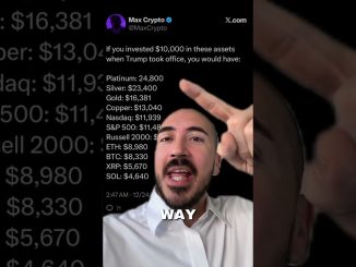 Investment Returns Since TRUMP TOOK OFFICE