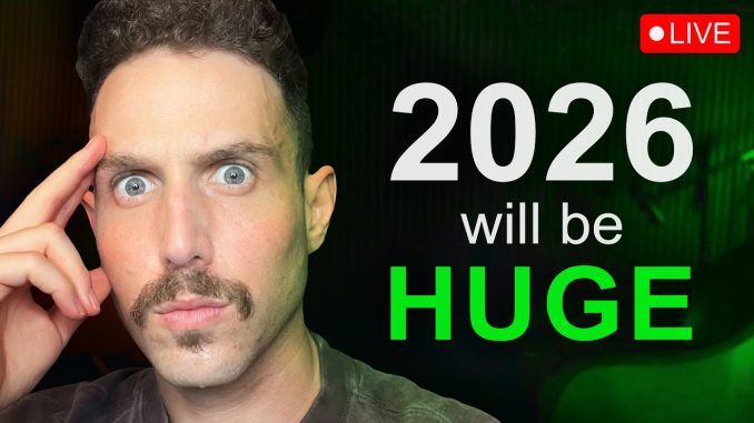 Live Crypto Update: Why 2026 Will Be MASSIVE For Crypto