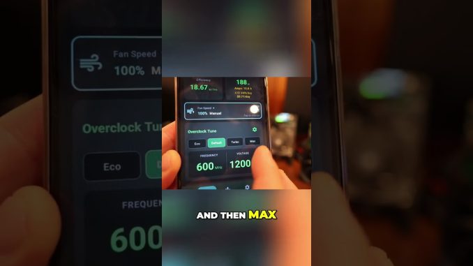 Change fan speed on the fly with this app!