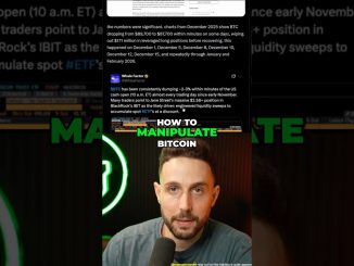 Bitcoin Price Is Being Manipulated