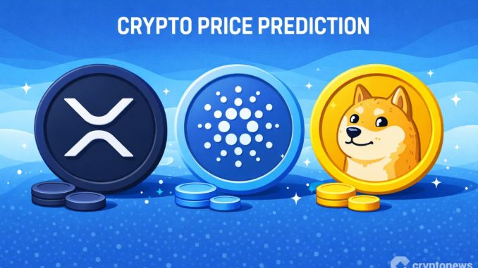 Crypto Price Prediction Today Feb. 4: XRP, ADA, DOGE