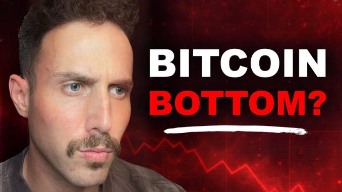 Is Bitcoin About To Bottom? (Market Update)