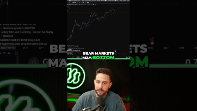 Is Bitcoin Near Bottom?