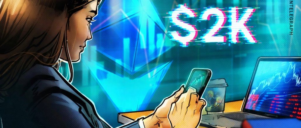 Sub-$2K ETH Price Levels Emerge As Key Long-Term Demand Zones