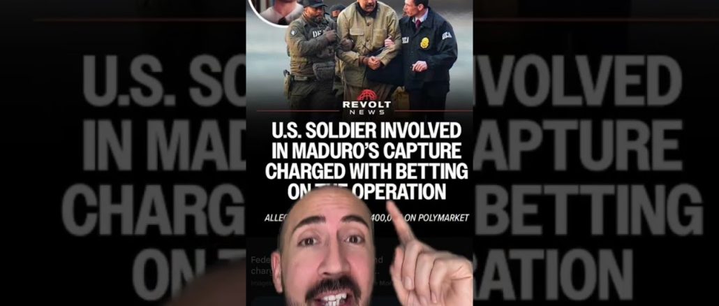 SOLDIER CAUGHT BETTING ON MADURO ARREST