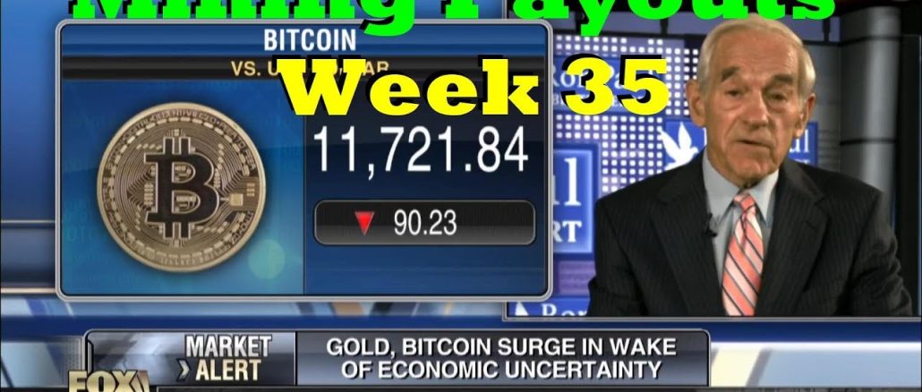 Week 35 - Mining Payouts 08/13/19